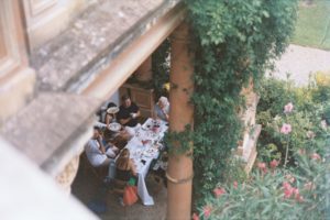 Family Dinner on Patio